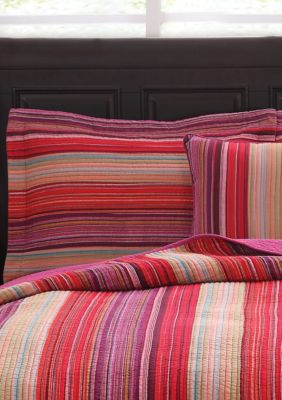 Pem America Flower Petal Stripe Quilt Collection