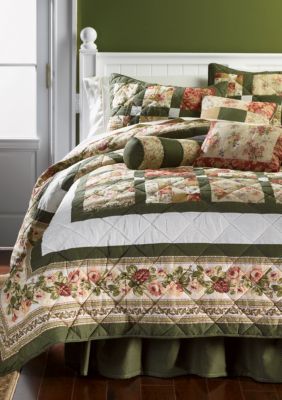 Pem America Tea Rose 7pc Quilt Set