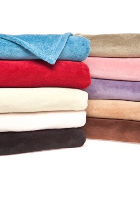 Home Accents Microplush Solid Throw