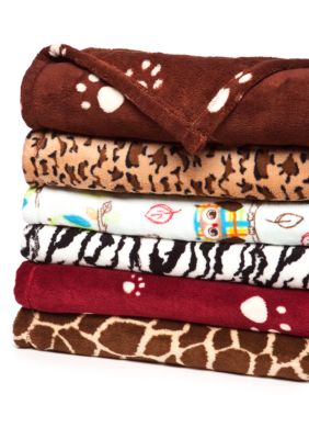 Home Accents Animal Print Microplush Throw