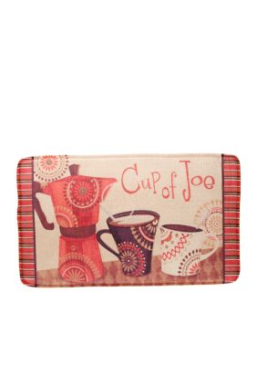 Bacova Vintage Cup of Joe Memory Foam Accent Rug