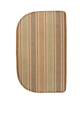 Bacova Mini Check Patina Slice Memory Foam Accent Rug