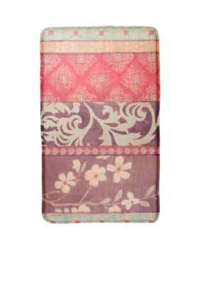 Bacova Vintage Blossom Stripe Memory Foam Accent Rug