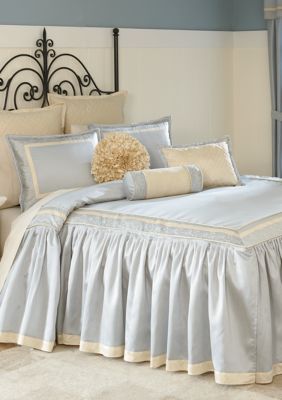 Diana Blue Queen Bedspread Set 112 in. x 110 in.