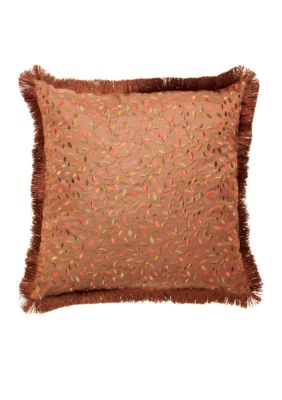 Festival Copper Decorative Pillow 18-in. x 18-in.