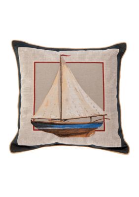 Brentwood Sailboat Decorative Pillow