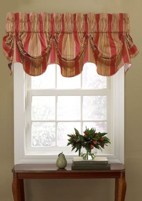 Waverly Sweetwater Stripe Window Valance - Online Only