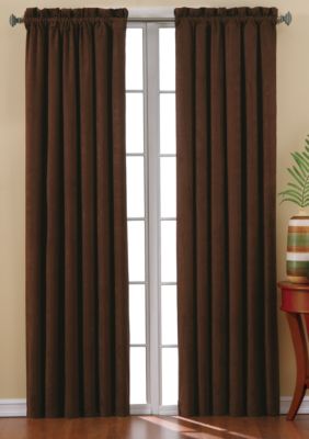Eclipse Suede Blackout Window Curtain Panel - Online Only