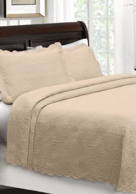 Lamont Home Majestic Taupe Matelasse Bedding Collection
