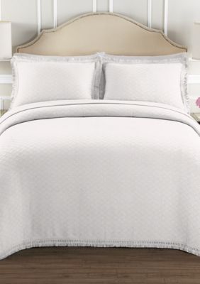 Lamont Home Valencia White Bedspread Collection