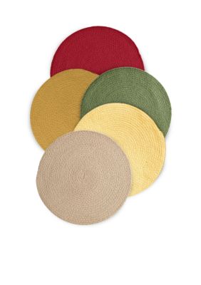 Suntex Chelsea Braided Round Placemat