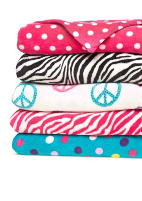 Home Accents Alga Fleece Printed Blanket
