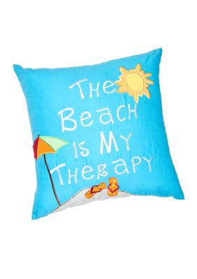 C&F Beach Therapy Decorative Pillow