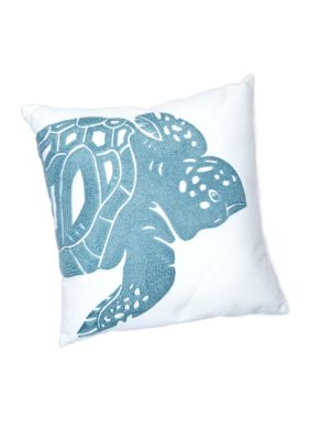 C&F Turtle Rice Stitch Decorative Pillow