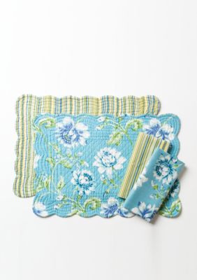 C&F Athena Placemat and Napkin - Reversible