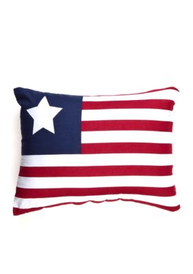 C&F Flag Decorative Pillow - Online Only