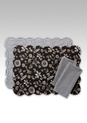 C&F Parisian Placemat and Napkin - Reversible