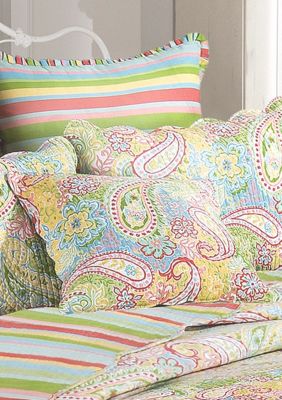 Bright Paisley Square Pillow 20-in. x 20-in.