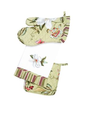 C&F Magnolia Kitchen Textiles Collection