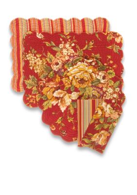 C&F Rossa Reversible Placemat and Napkin - Sold Separately