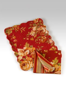 Rossa Placemat and Napkin - Reversible