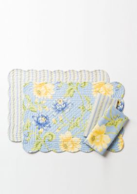 C&F Sunshine Placemat and Napkin - Reversible