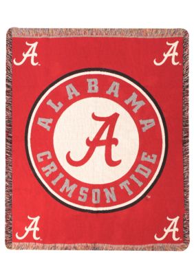 Manual Woodworkers Alabama Crimson Tide Tapestry Throw