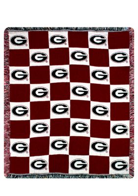 Manual Woodworkers Georgia Bulldogs Throw