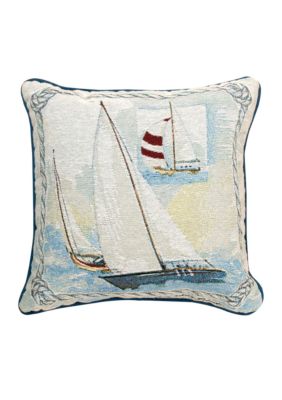 Manual Woodworkers Sailing Away Decorative Pillow