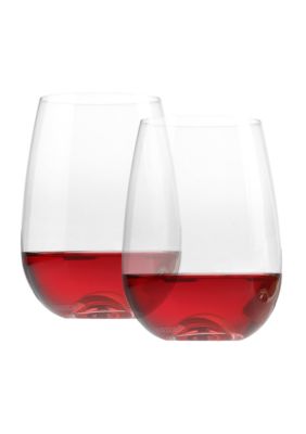 Oneida Aquarius Stemless Wine Glass 2-pack