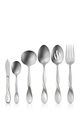 Oneida Satin Aquarius 6 pc Hostess & Serve Set
