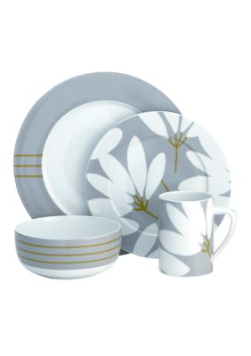 Fan Floral 4pc Place Setting