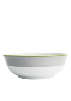 Fan Floral Serving Bowl