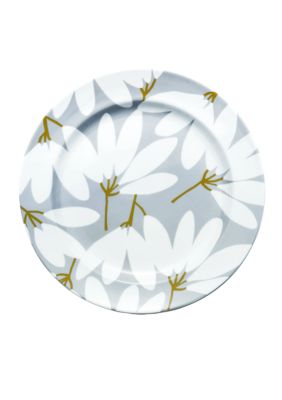 Fan Floral Round Platter