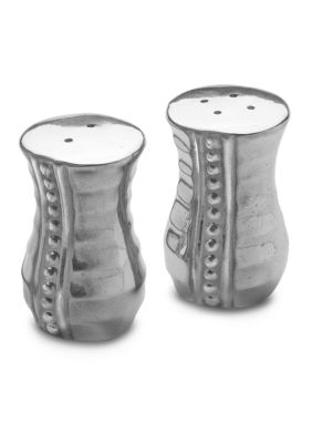 Wilton Armetale Flutes & Pearls Salt and Pepper