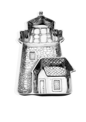 Wilton Armetale Lighthouse Chip & Dip Tray