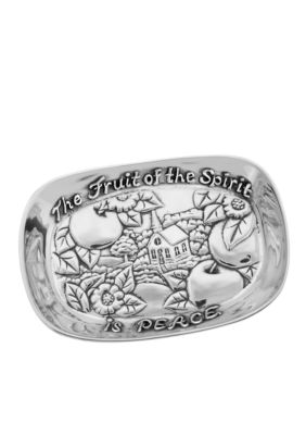 Wilton Armetale Peace Bread Tray - Online Only