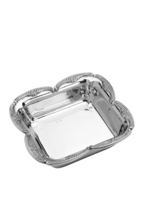 Wilton Armetale Belle Mont Large Square Bowl