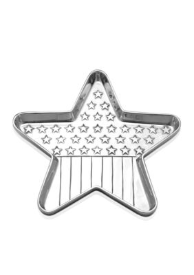 Wilton Armetale Americana Star Flag Tray