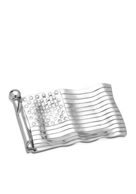 Wilton Armetale Americana Flag Bread Tray