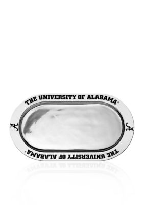 Wilton Armetale Alabama Crimson Tide Large Oval Tray