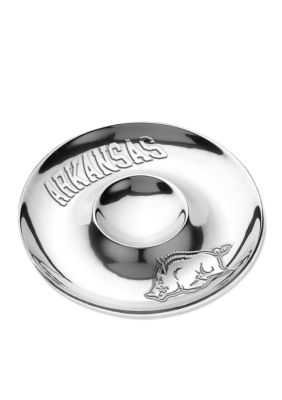 Wilton Armetale Arkansas Razorbacks Chip and Dip Platter