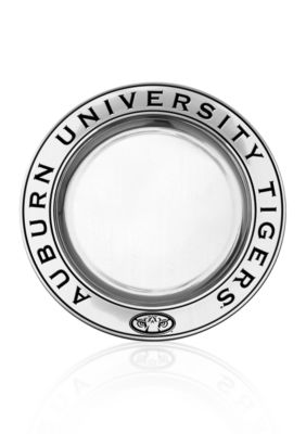 Wilton Armetale Auburn Tigers Small Round Tray