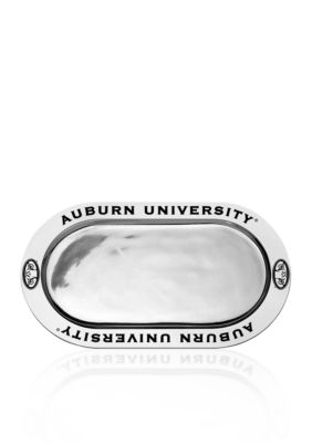 Wilton Armetale Auburn Tigers Large Oval Tray