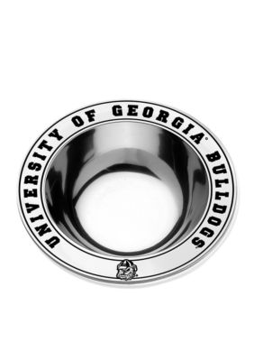 Wilton Armetale Georgia Bulldogs Medium Round Bowl