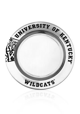 Wilton Armetale Kentucky Wildcats Small Round Tray