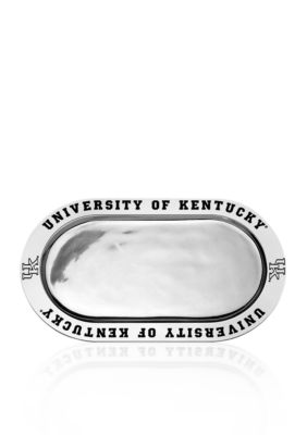 Wilton Armetale Kentucky Wildcats Large Oval Tray