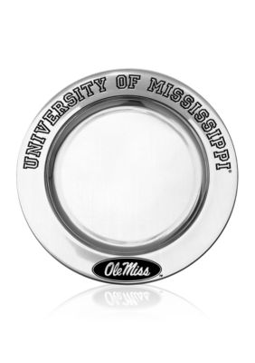 Wilton Armetale Ole Miss Rebels Small Round Tray