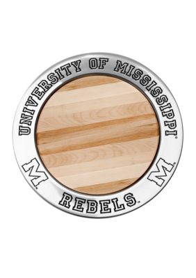 Wilton Armetale Ole Miss Rebels Small Cheeseboard