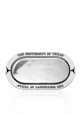Wilton Armetale Texas Longhorns Large Oval Tray
